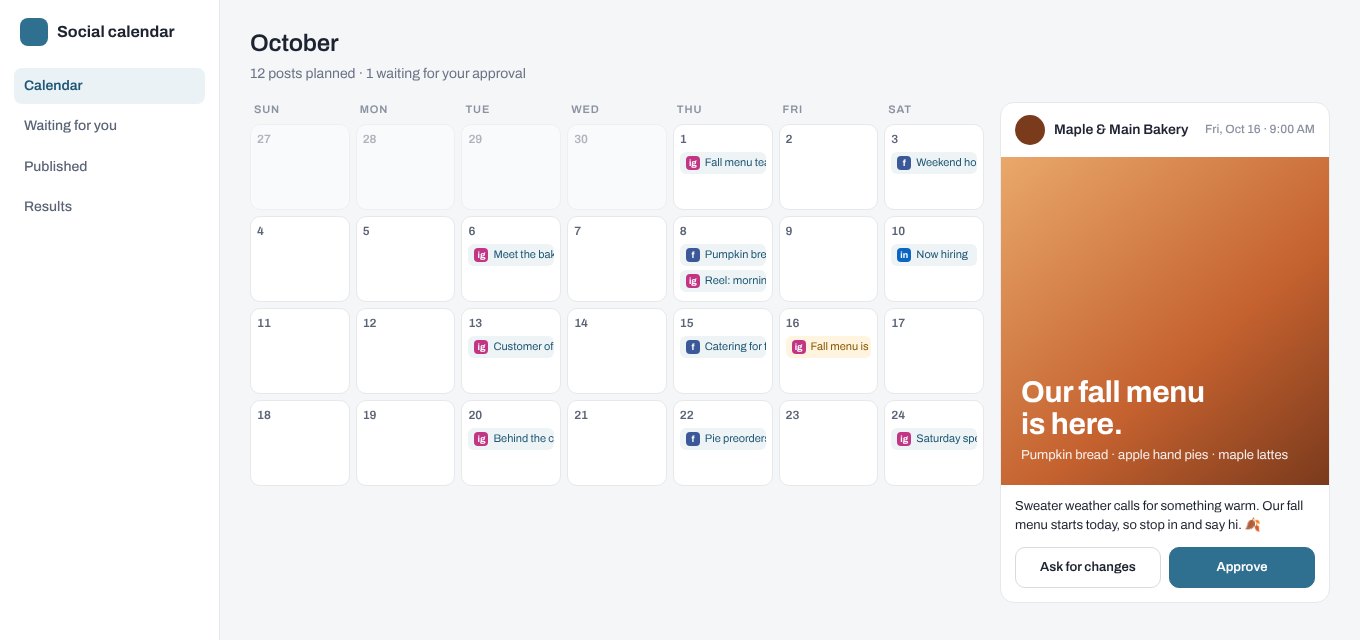 A month of posts and one waiting for approval